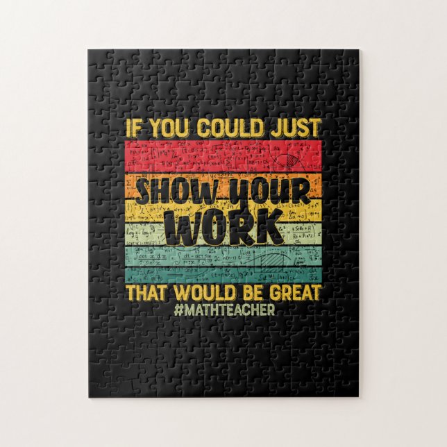 Puzzle Matemáticas del profesor de matemáticas si pudiera (Vertical)