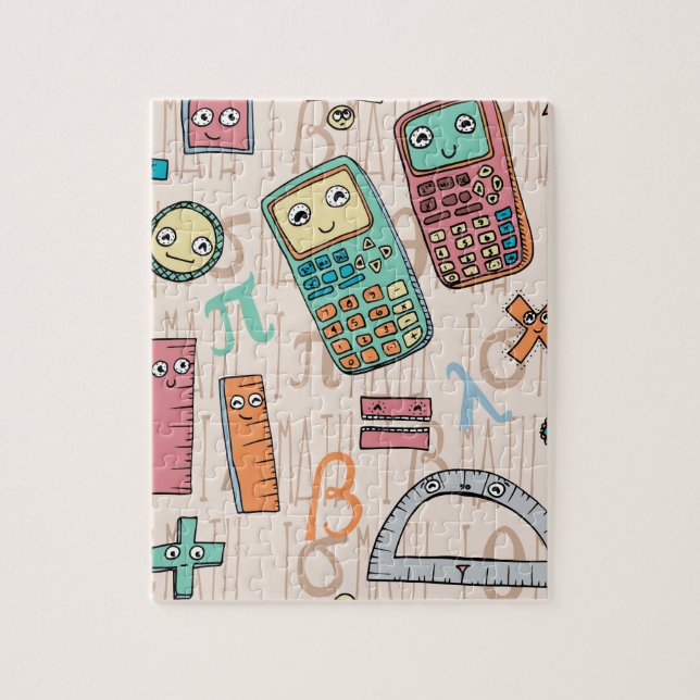 Puzzle Matemáticas feliz (Vertical)