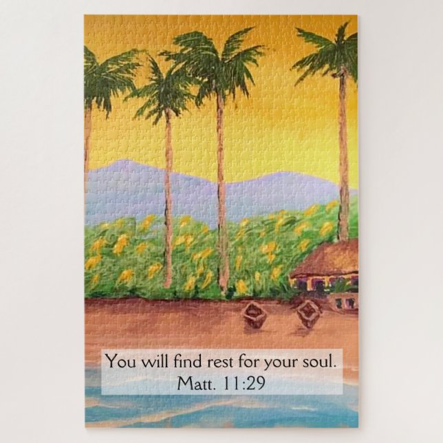 Puzzle Mateo 11:29 (Vertical)