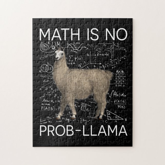 Puzzle Math no es Prob-Llama - Math Llama Teacher (Vertical)