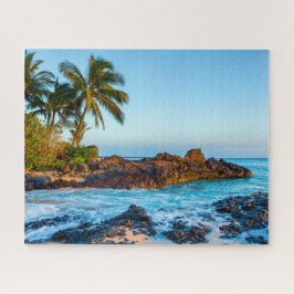 Puzzle Maui Sunset en la playa secreta al atardecer