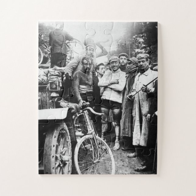 Puzzle Maurice Garin ganador del First 1903 Tour de Franc (Vertical)