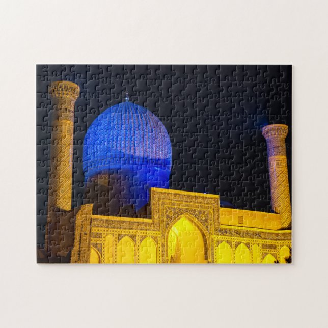 Puzzle Mausoleo de Amir Timur - Samarcanda, Uzbekistán (Horizontal)