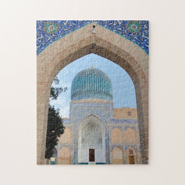 Puzzle Mausoleo de Timur en Samarcanda, Uzbekistán (Vertical)