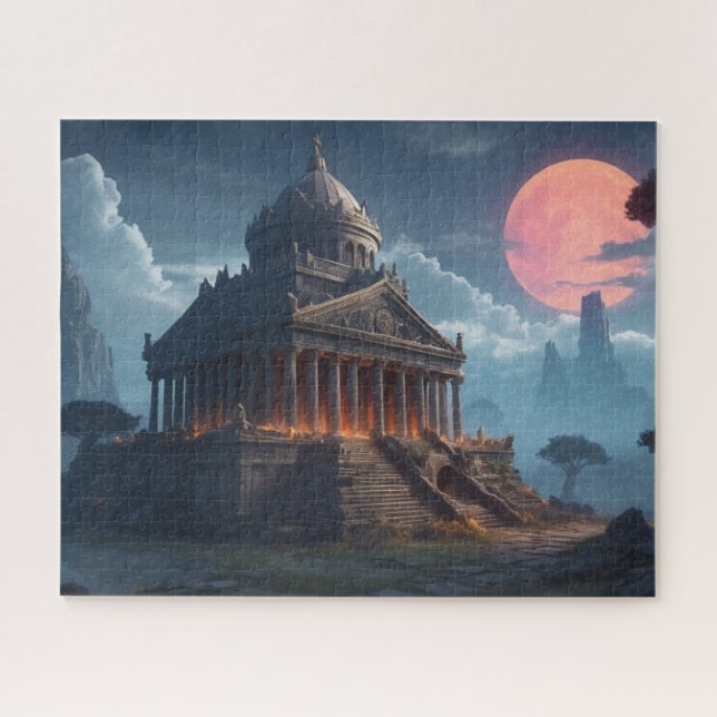 Puzzle Mausoleo en Halicarnassus visto por Ai (Horizontal)