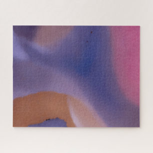 Puzzle “Mauve Mirage Flow” – Abstracto Rosa Azul Meloco