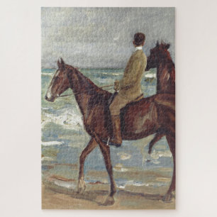 Puzzle Max Liebermann: Dos jinetes en la playa Arte