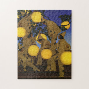 Puzzle Maxfield Parrish Los portadores de linternas 1908 