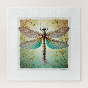 Puzzle Mayfly in Natural Harmony 100924IREF234 - Watercol