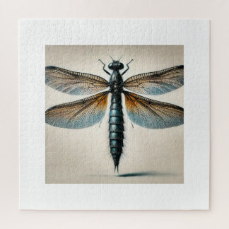 Puzzle Mayfly in Watercolor and Ink 290824IREF243 - Water