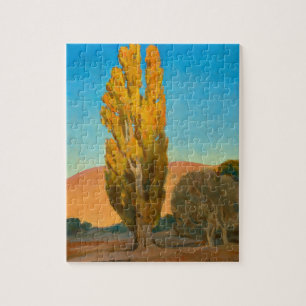 Puzzle Maynard Dixon ilumina un álamo