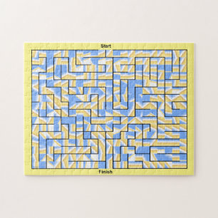 Puzzle Maze azul