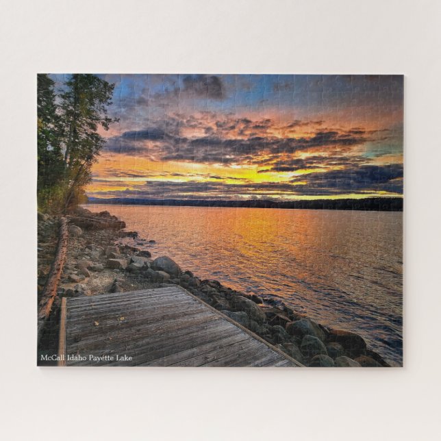 Puzzle | McCall Idaho Sunset en Payette (Horizontal)