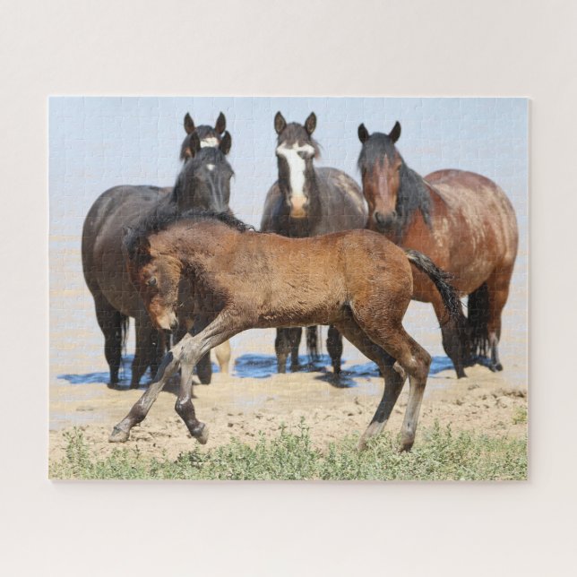 Puzzle McCullough Peaks Running Foal (Horizontal)