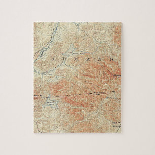 Puzzle McKenzie y Moose Ponds, detalles de la montaña McK