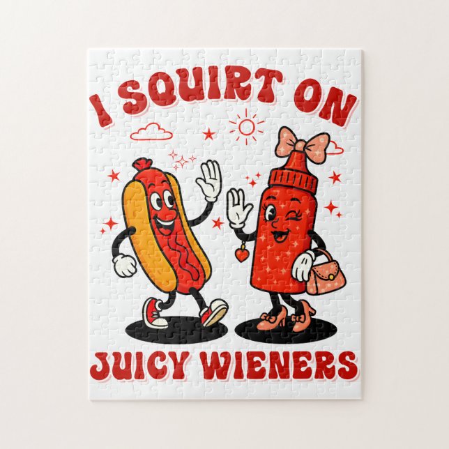Puzzle Me Arrepito Con Jugosos Wieners Humor Adulto Graci (Vertical)