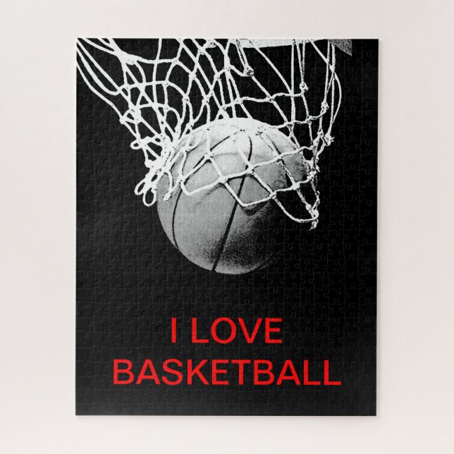 Puzzle Me encanta el baloncesto (Vertical)