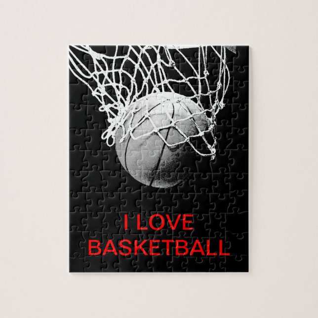 Puzzle Me encanta el baloncesto (Vertical)