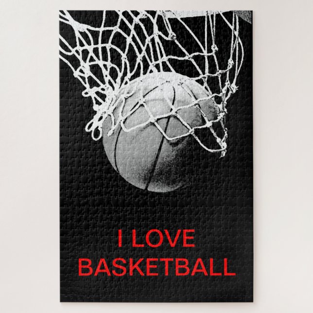 Puzzle Me encanta el baloncesto (Vertical)
