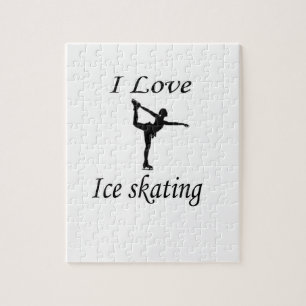 Puzzle Me encanta el patinaje sobre hielo