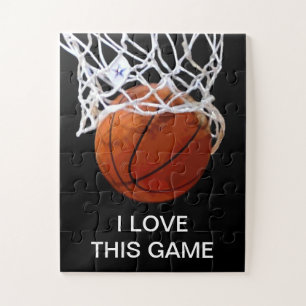 Puzzle Me Encanta Este Juego Deporte De Baloncesto