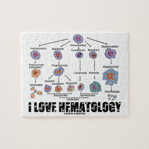 Puzzle Me Encanta La Hematología (Linaje De Células Sangr