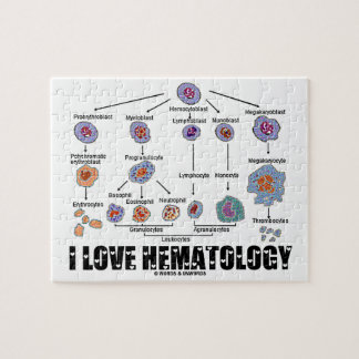 Puzzle Me Encanta La Hematología (Linaje De Células Sangr