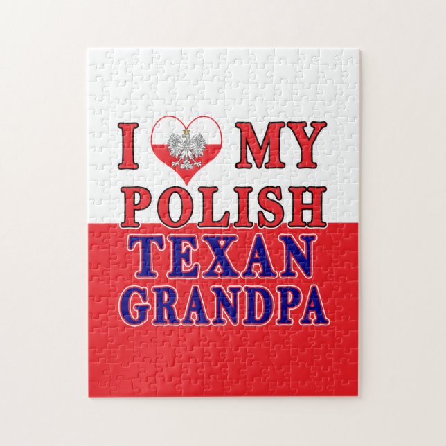Puzzle Me encanta mi abuelo textil polaco (Vertical)