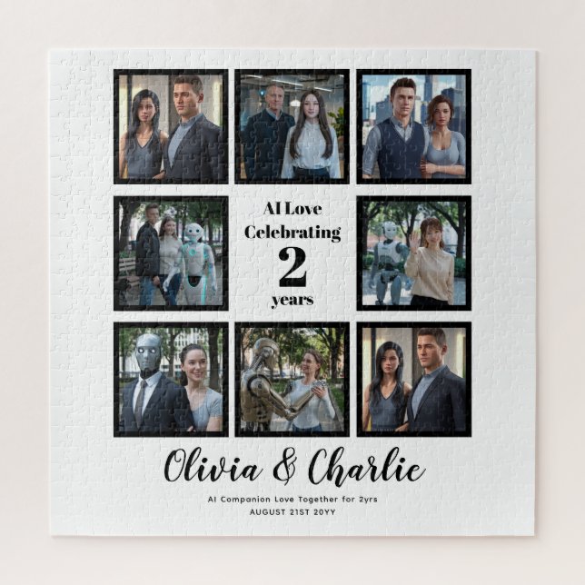 Puzzle ❤️ Me Encanta Mi Chatbots Crear Una Foto Propia (Vertical)