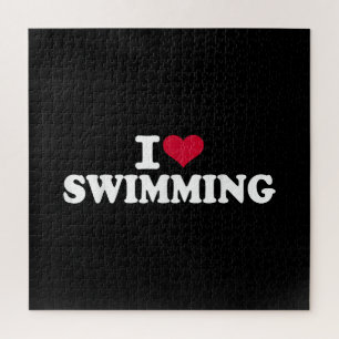 Puzzle Me encanta nadar