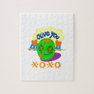 Puzzle Me encanta XOXO África hermoso texto asombroso cit