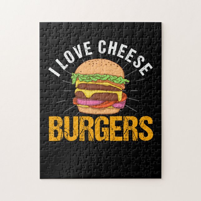 Puzzle Me encantan las hamburguesas de queso, Hamburguesa (Vertical)