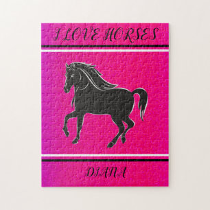 PUZZLE ME ENCANTAN LOS CABALLOS PERSONALIZADOS. JIGSAW