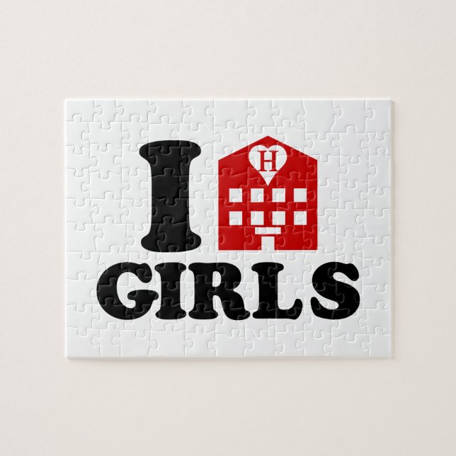 Puzzle Me encantan los Chicas de los hoteles (Horizontal)