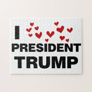 Puzzle Me encantan los corazones del presidente Trump