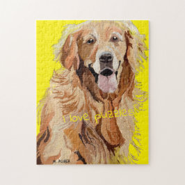 Puzzle Me encantan los puzzles, los perros hermosos y la 
