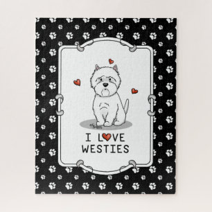 Puzzle Me encantan los Westiers - Territorios blancos de