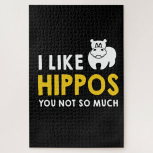 Puzzle Me Gusta Hippos Que No Tantas Regalos De Vestiment