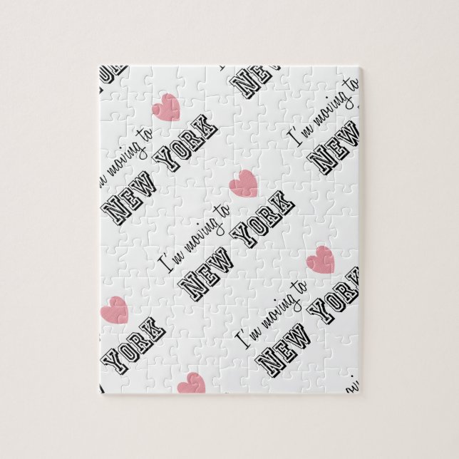 Puzzle Me mudo a Nueva York Diagonal (Vertical)