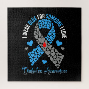 Puzzle Me Pongo Azul Por Alguien Que Amo La Diabetes Tipo