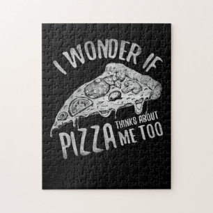 Puzzle Me Pregunto Si Pizza También Piensa En Mí