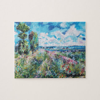 Puzzle Meadow, inspirado por Claude Monet, en Poplars