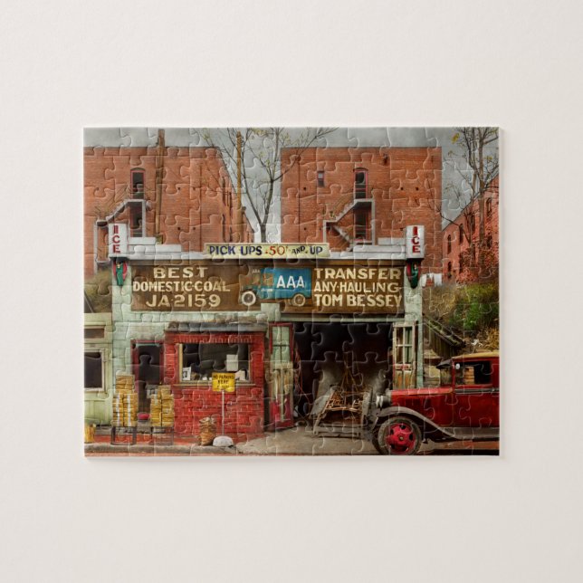 Puzzle Mecánico de Autos - Desguace 1938 (Horizontal)