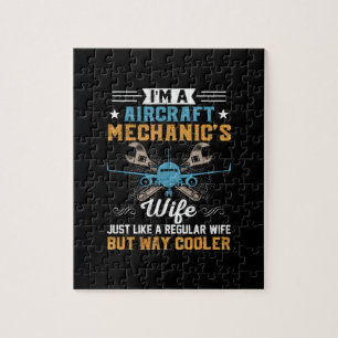 Puzzle Mechanic I Am A Aircraft Mechanic Wife