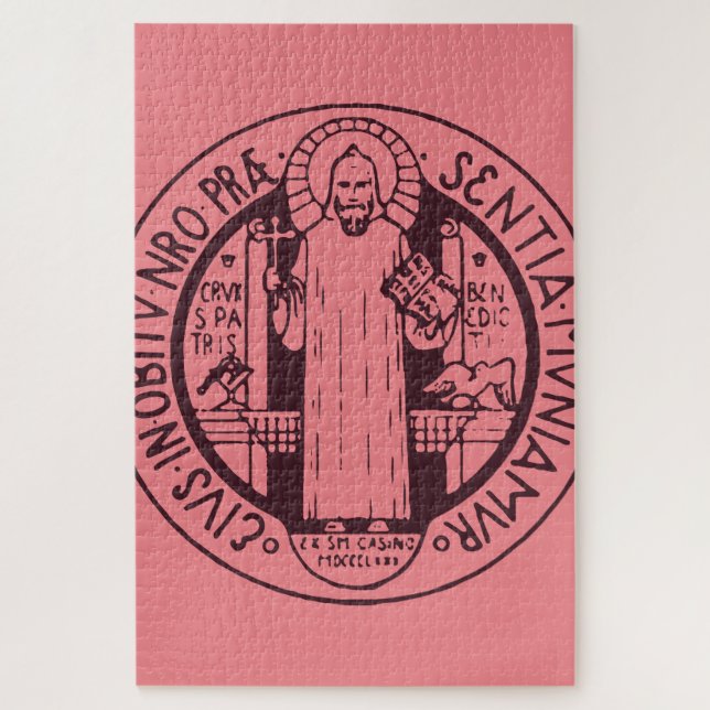 Puzzle Medalla de San Benito (Vertical)