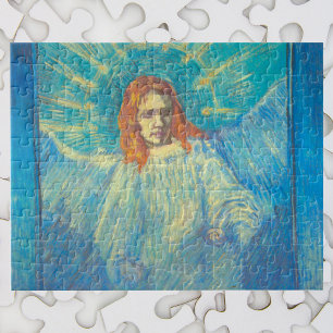 Puzzle Media figura de un ángel por Vincent van Gogh