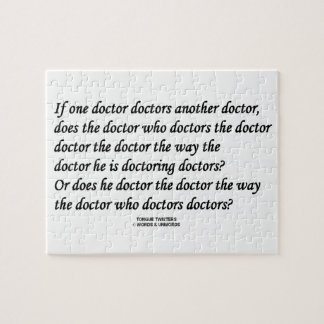 Puzzle Médico que cuida otro médico (tornado de lengua)