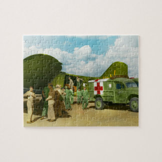 Puzzle Médico - Trasladando a los heridos