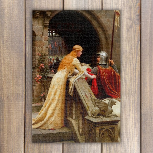 Puzzle Medieval de God Speed Edmund Leighton Bella Artes  (Subido por el creador)