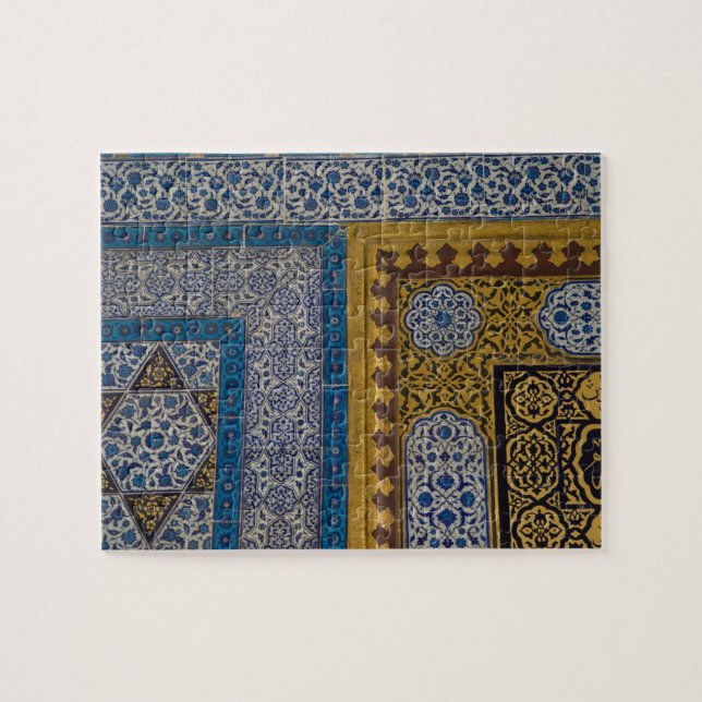 Puzzle Medio Oriente Turquía y ciudad de Estambul con el (Horizontal)